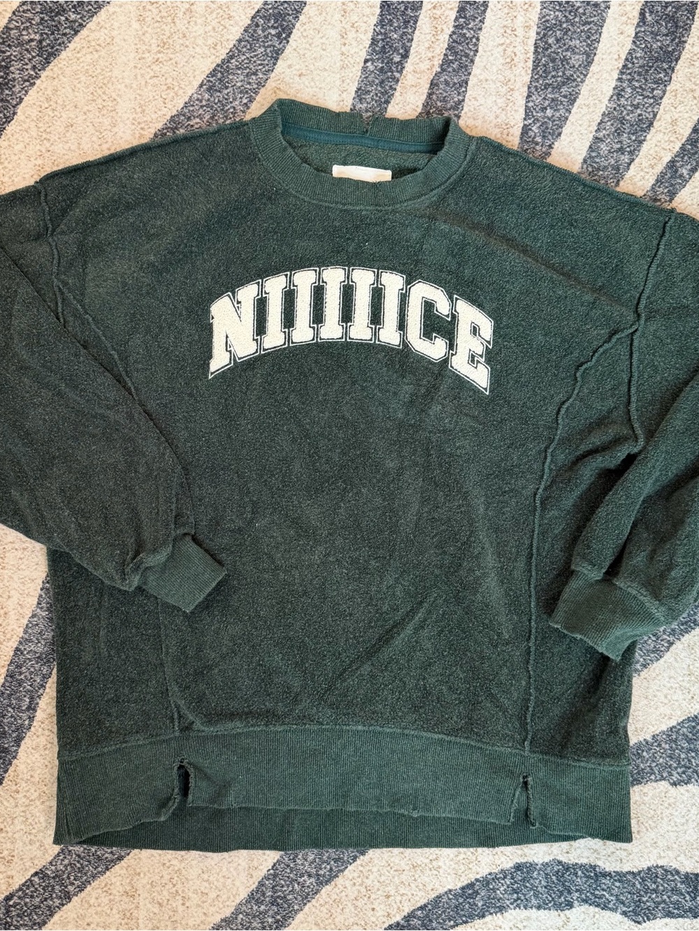 Aerie NICE Oversized Crewneck Sweatshirt XS